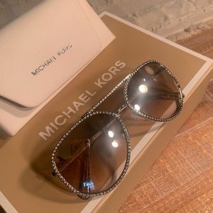 Brand new! MK Miami sunglasses with Rhine stones